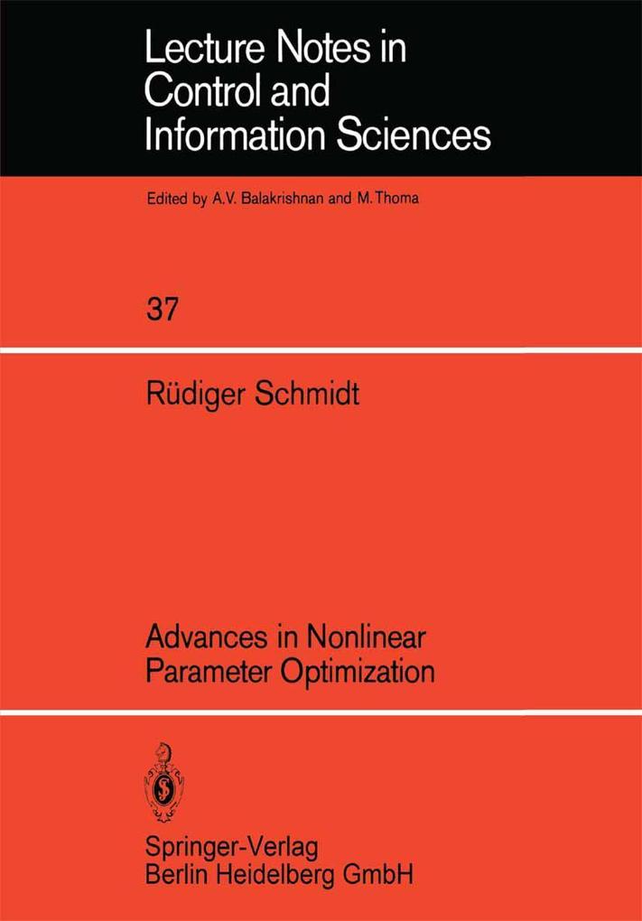 Advances in Nonlinear Parameter Optimization