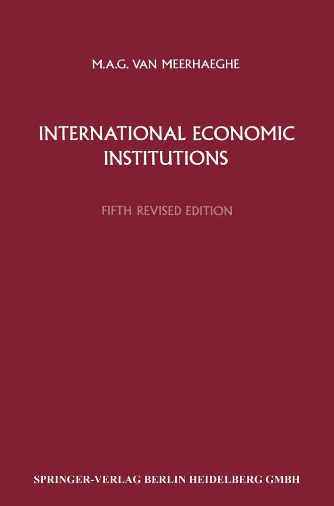 International Economic Institutions