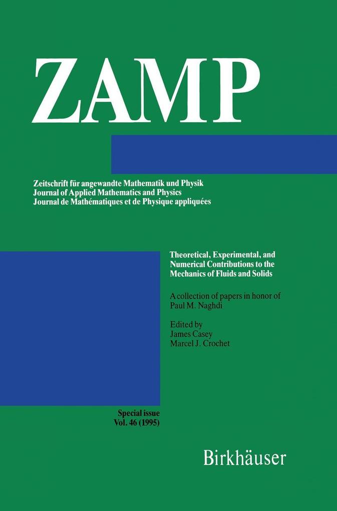 Theoretical Experimental and Numerical Contributions to the Mechanics of Fluids and Solids