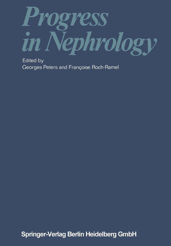 Progress in Nephrology