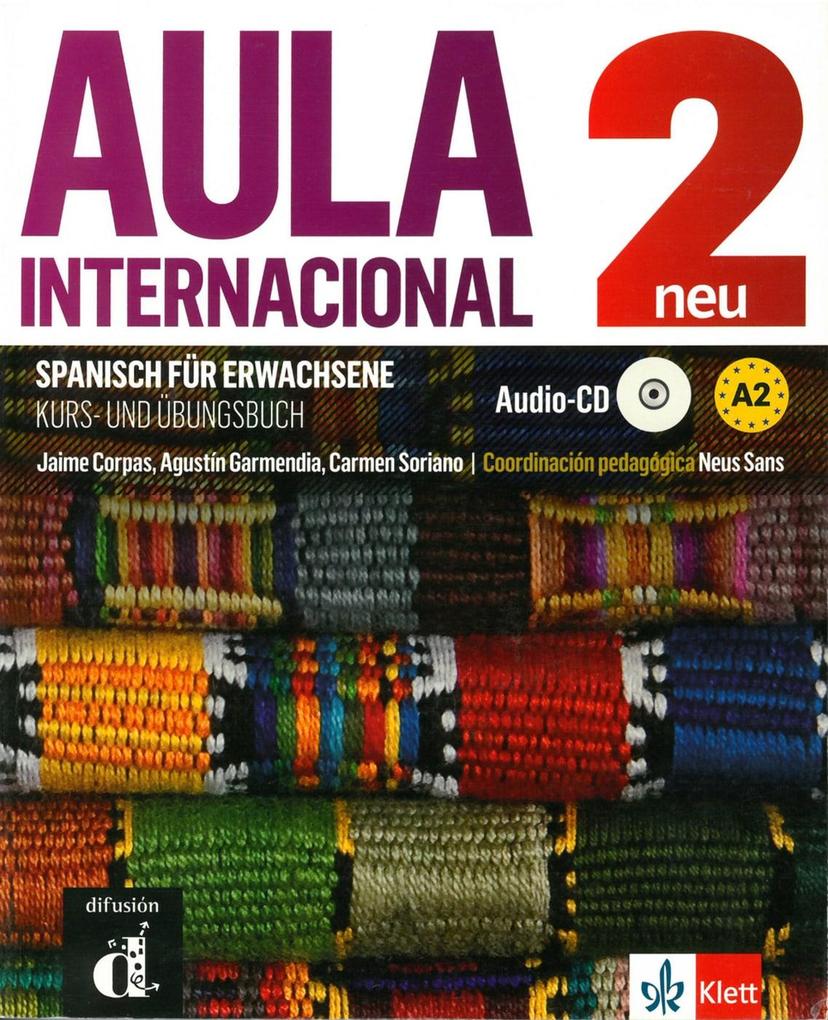 aula internacional 02 Kurs- und Übungsbuch + MP3-CD - Jaime Corpas/ Eva Garcia/ Agustín Garmendia