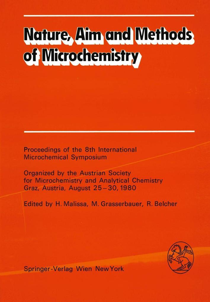 Nature Aim and Methods of Microchemistry