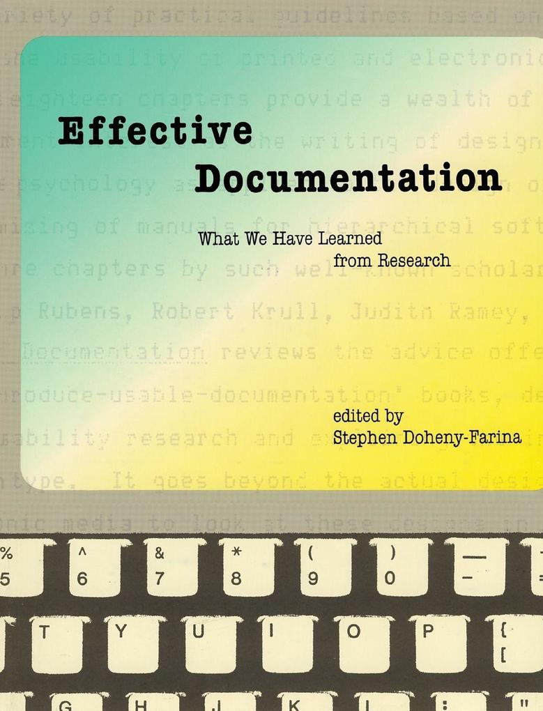 Effective Documentation