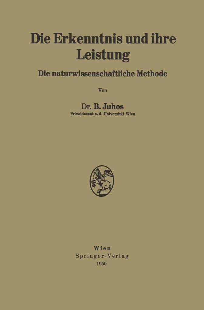 Die Erkenntnis und ihre Leistung
