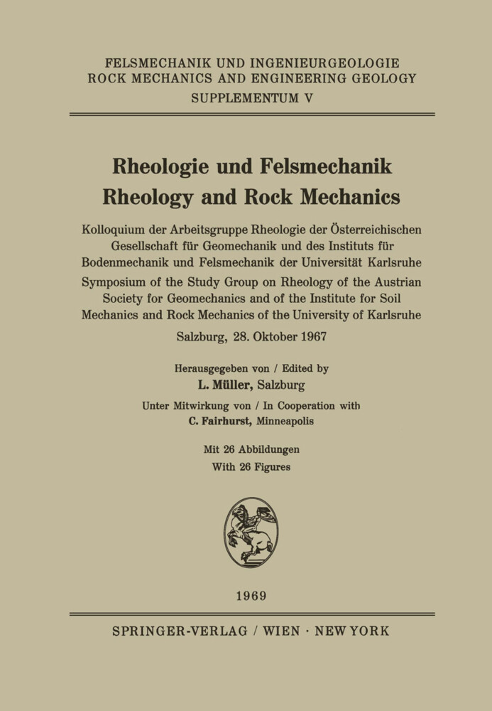 Rheologie und Felsmechanik / Rheology and Rock Mechanics - C. Fairhurst