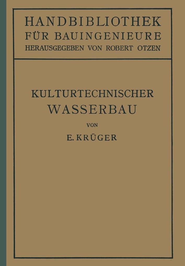 Kulturtechnischer Wasserbau