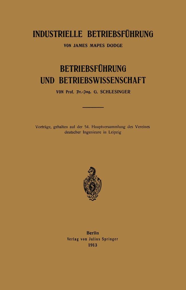 Industrielle Betriebsführung