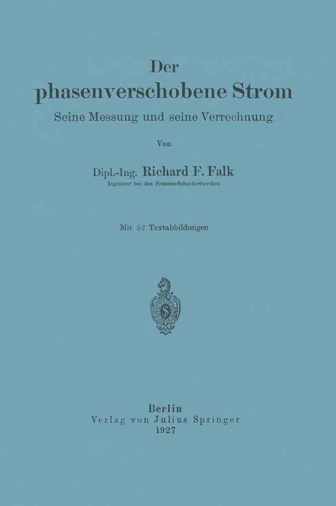 Der phasenverschobene Strom