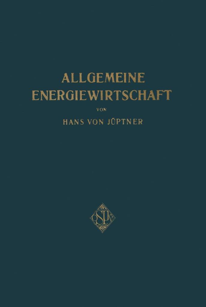 Allgemeine Energiewirtschaft