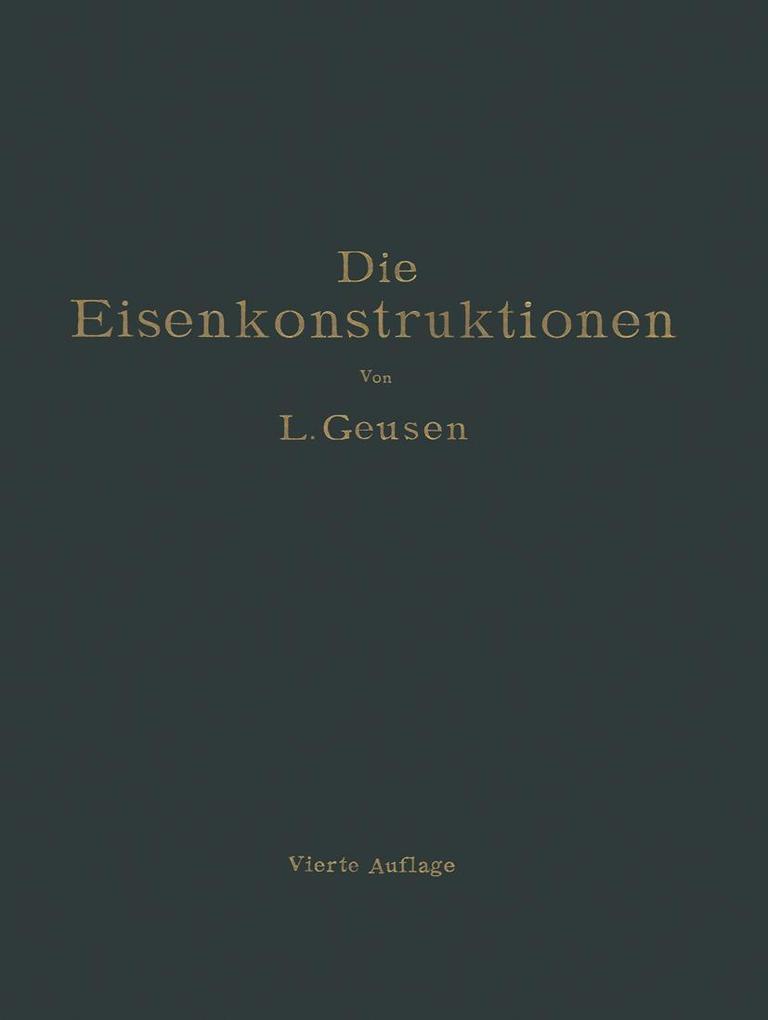Die Eisenkonstruktionen