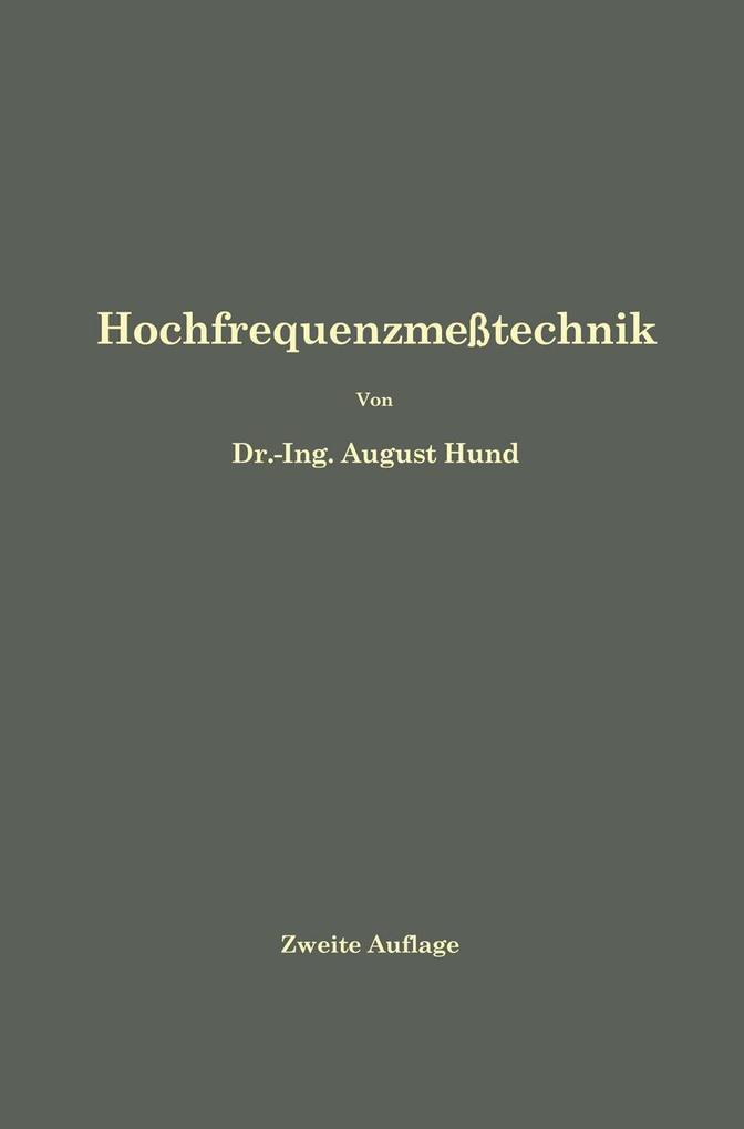 Hochfrequenzmeßtechnik