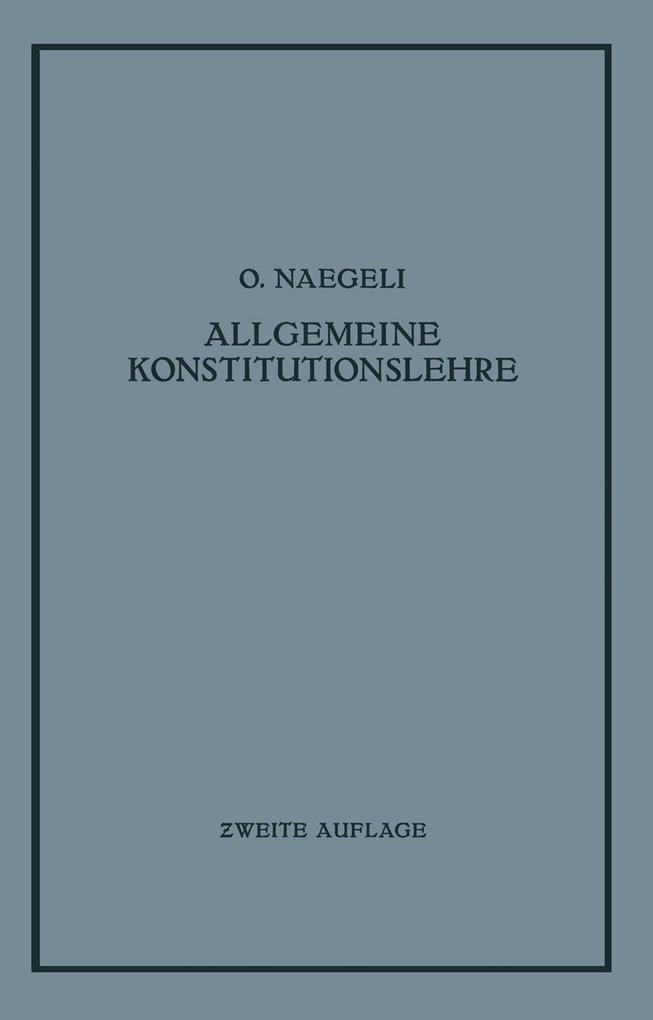 Allgemeine Konstitutionslehre