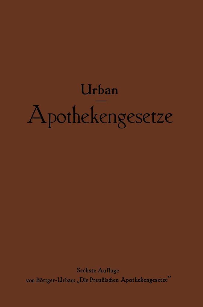 Apothekengesetze