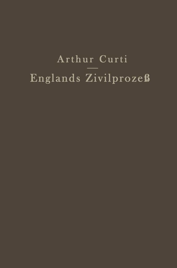 Englands Zivilprozeß