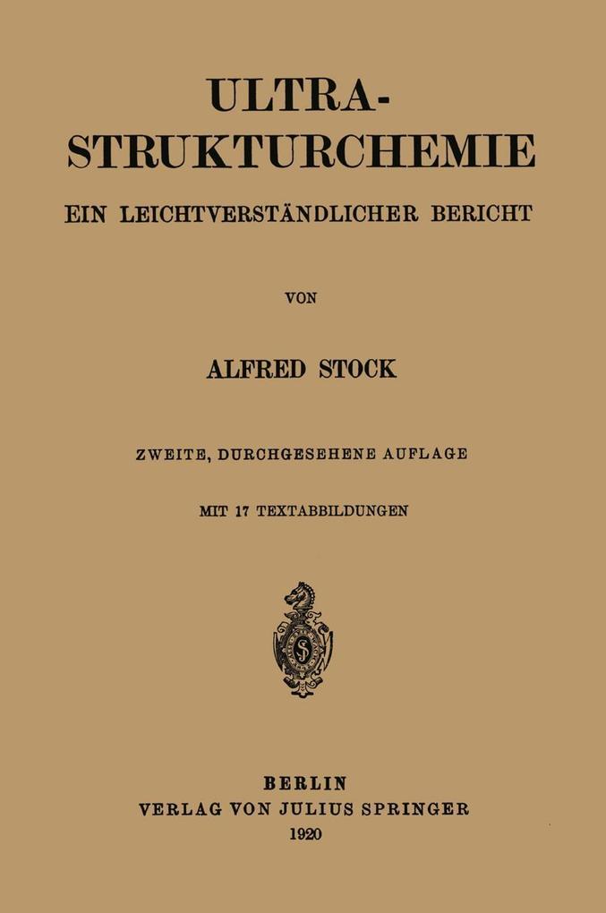 Ultra-Strukturchemie