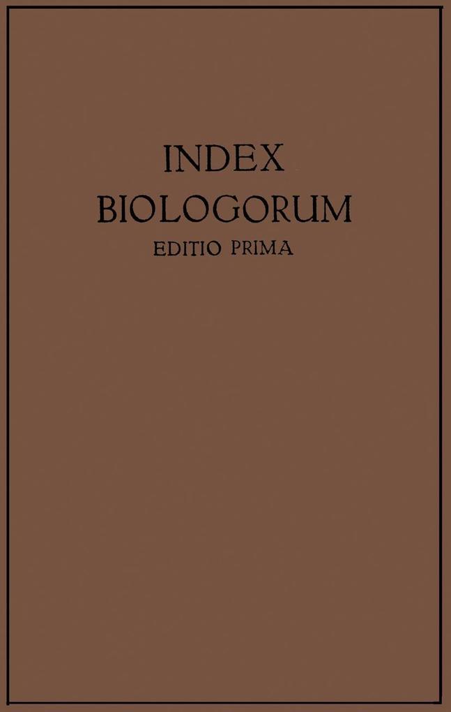 Index Biologorum