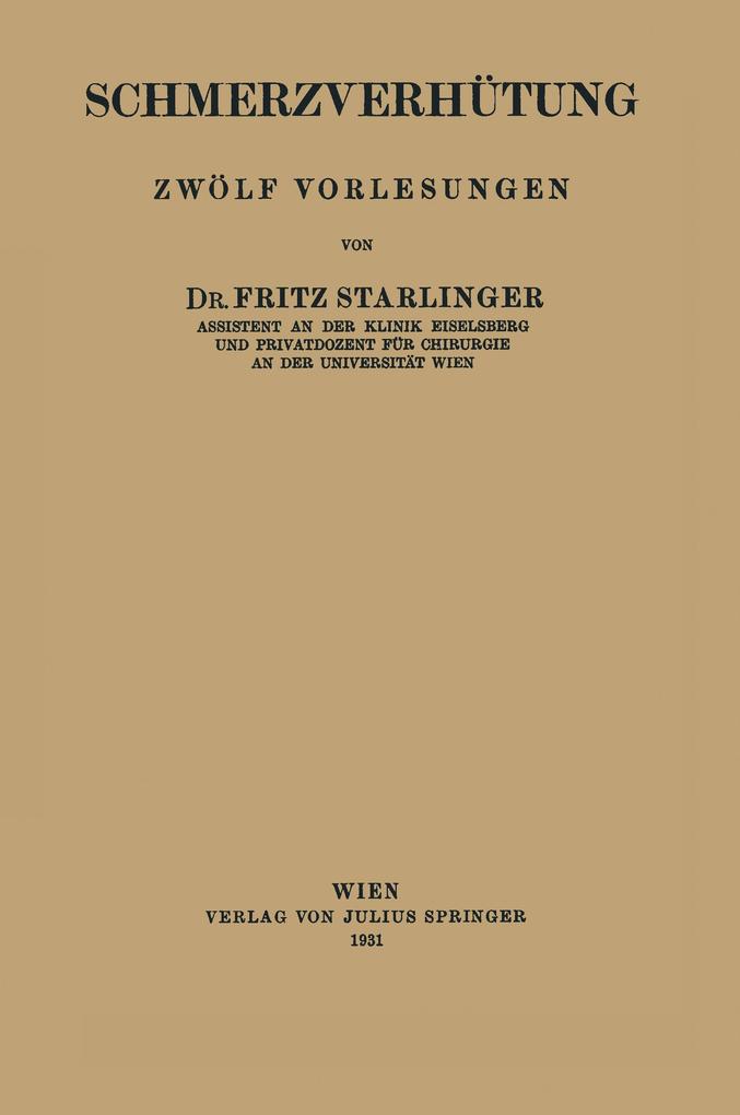 Schmerzverhütung