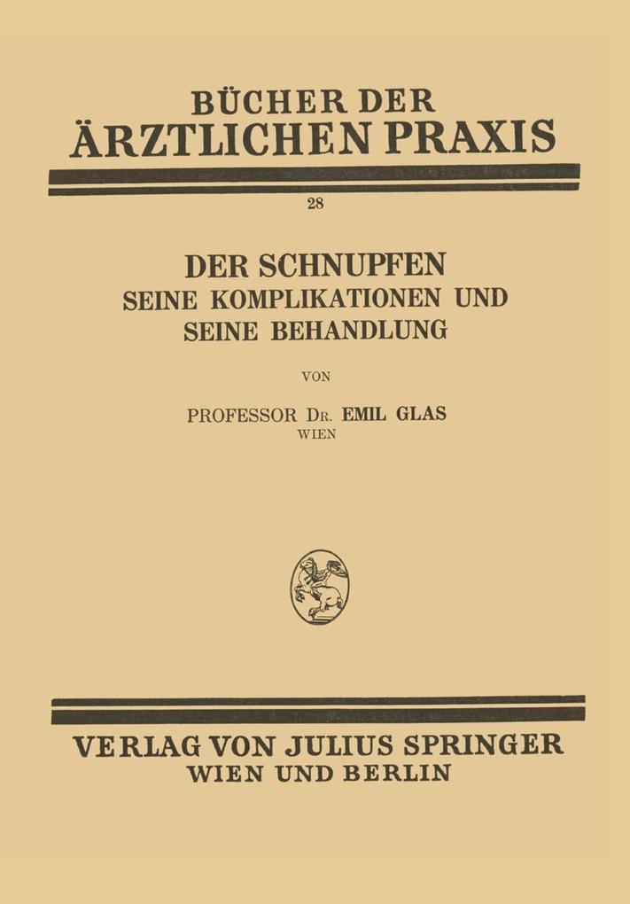 Der Schnupfen