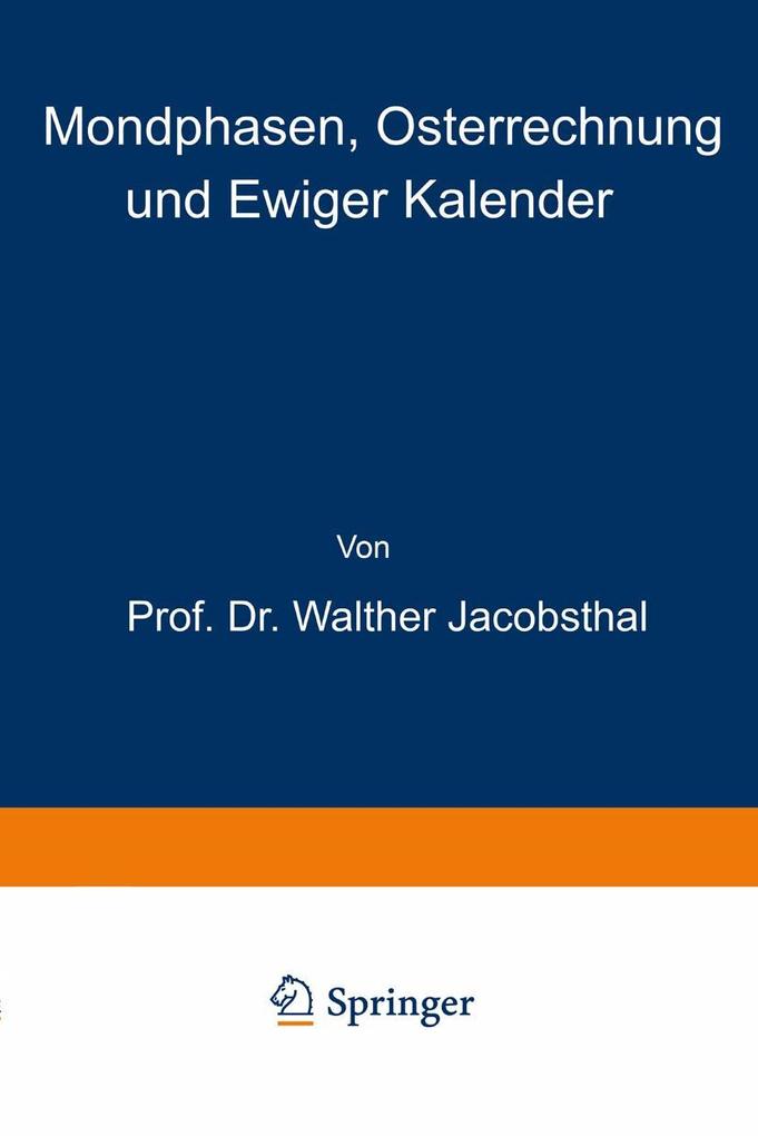 Mondphasen Osterrechnung und Ewiger Kalender