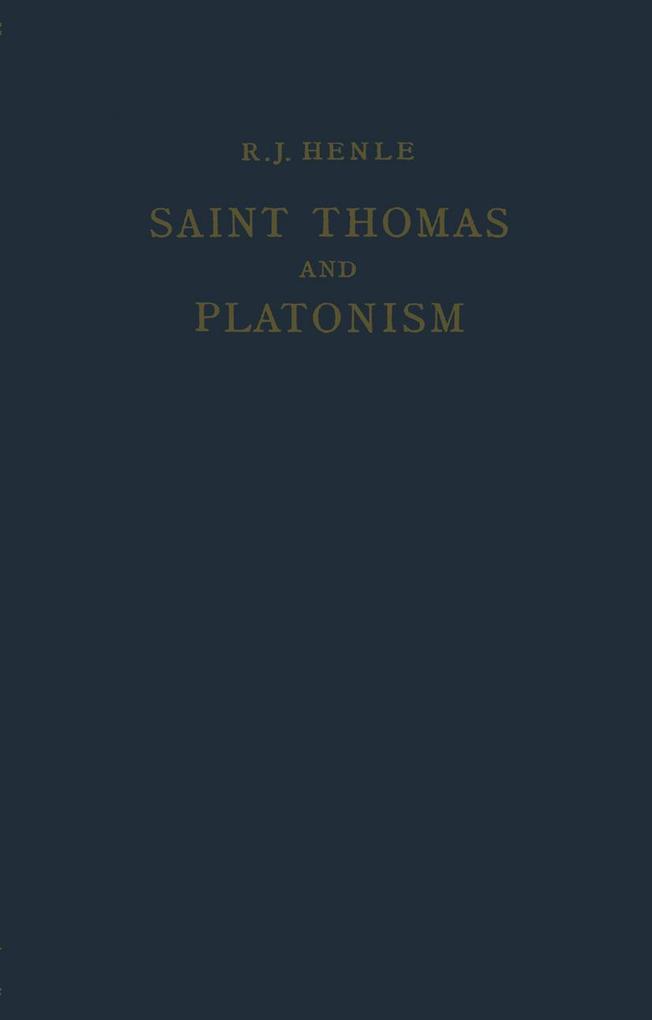 Saint Thomas and Platonism
