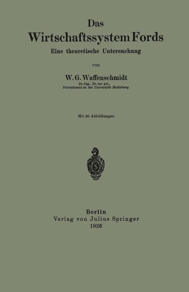 Das Wirtschaftssystem Fords