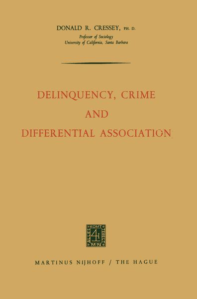 Delinquency Crime and Differential Association