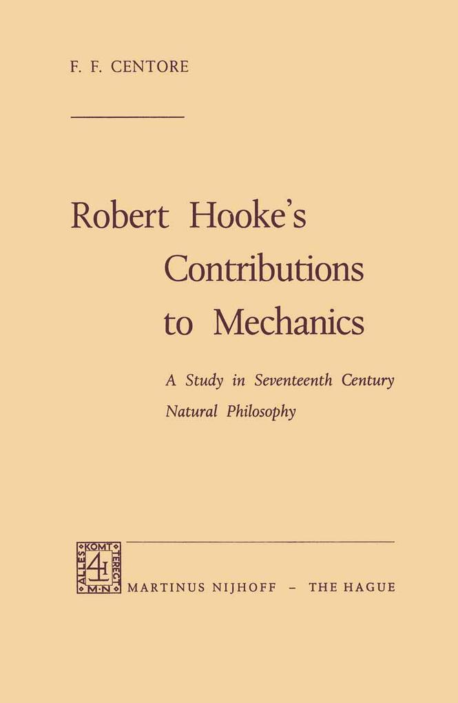 Robert Hooke's Contributions to Mechanics
