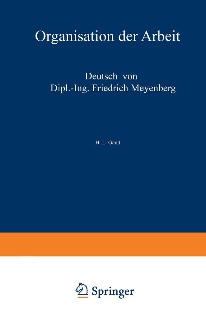 Organisation der Arbeit