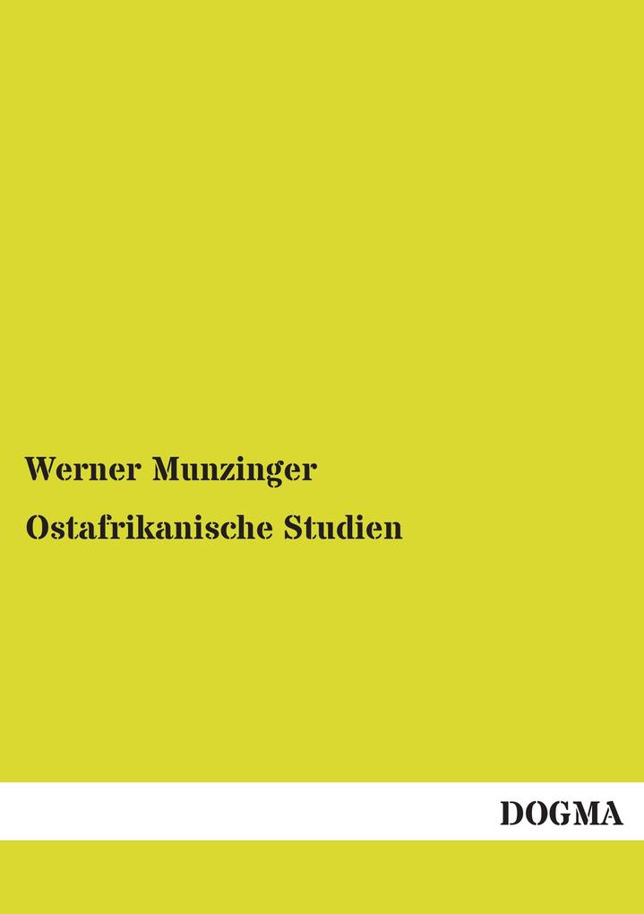 Ostafrikanische Studien