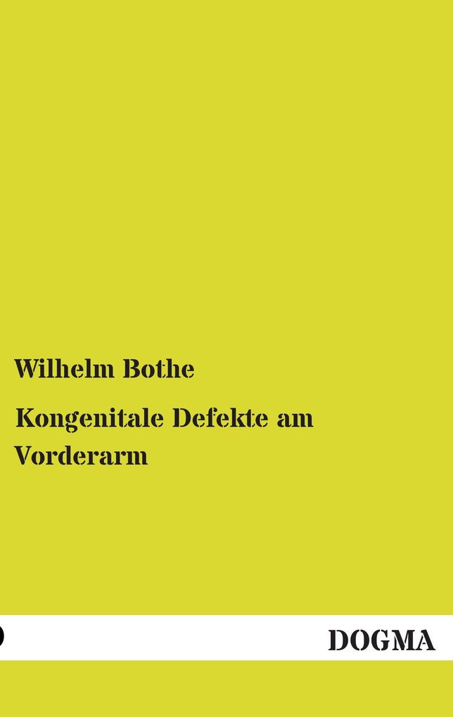 Kongenitale Defekte am Vorderarm
