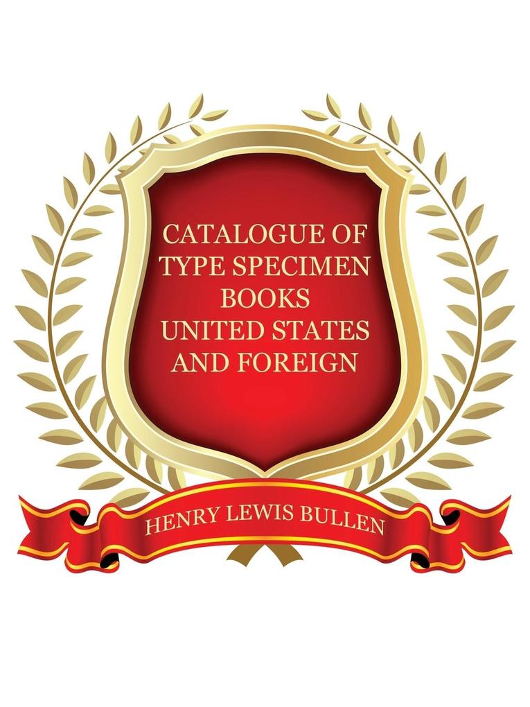 Duplicates of Type Specimen Books Etc. United States and Foreign