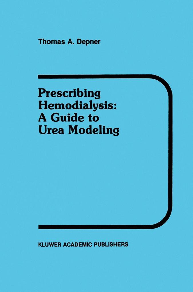Prescribing Hemodialysis