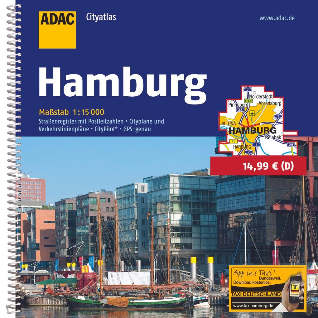 Image of ADAC Cityatlas Hamburg 1:15 000