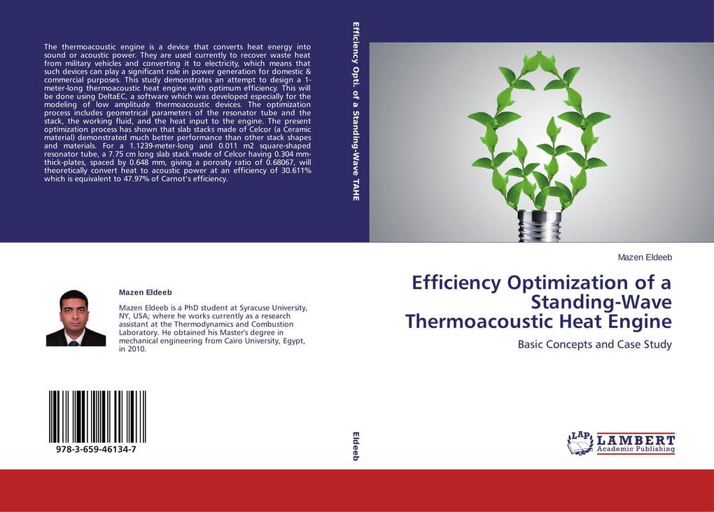 Efficiency Optimization of a Standing-Wave Thermoacoustic Heat Engine