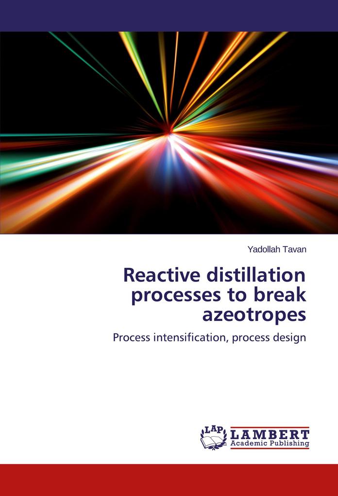 Reactive distillation processes to break azeotropes