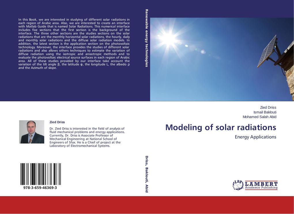 Modeling of solar radiations
