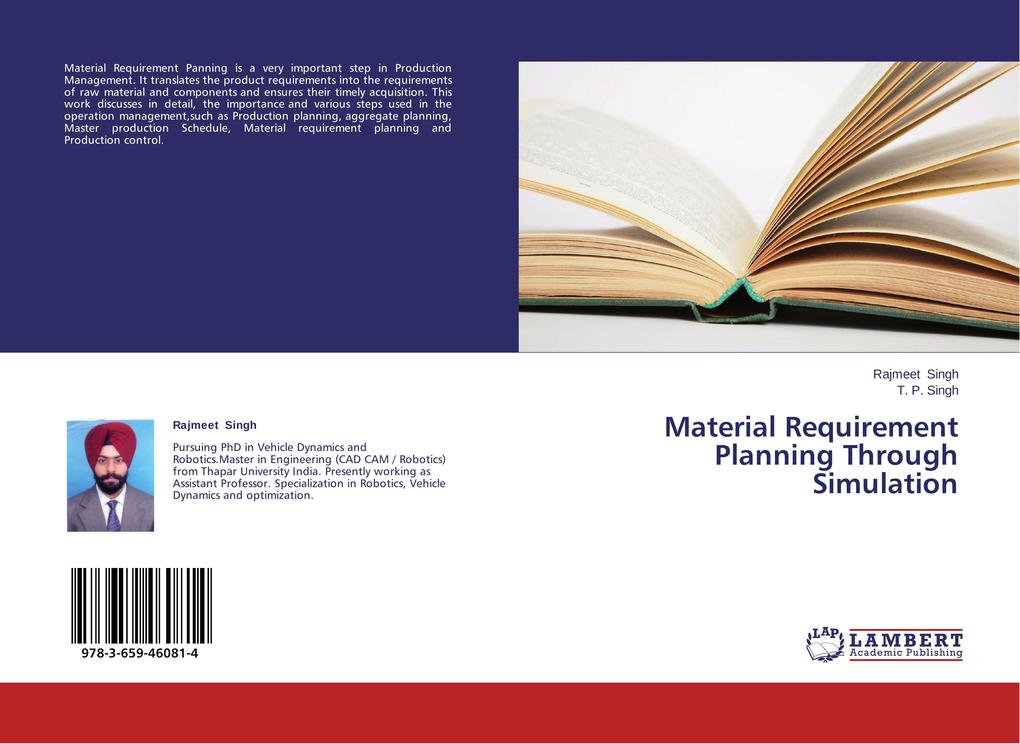 Material Requirement Planning Through Simulation