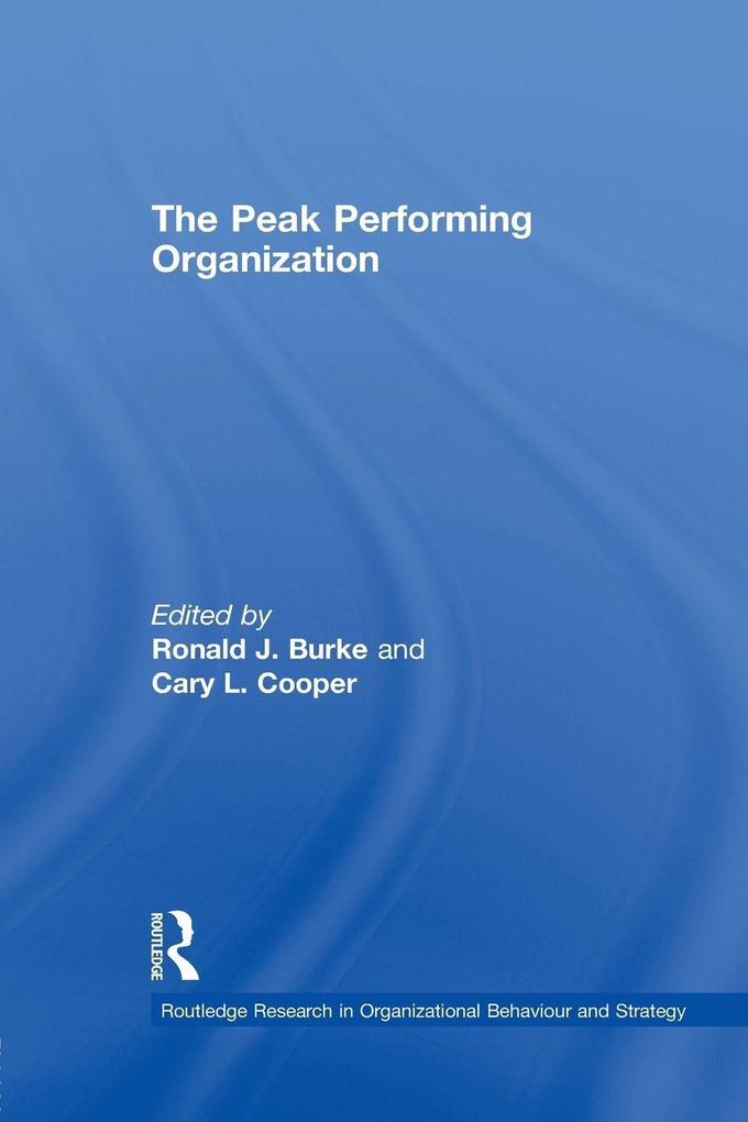 The Peak Performing Organization