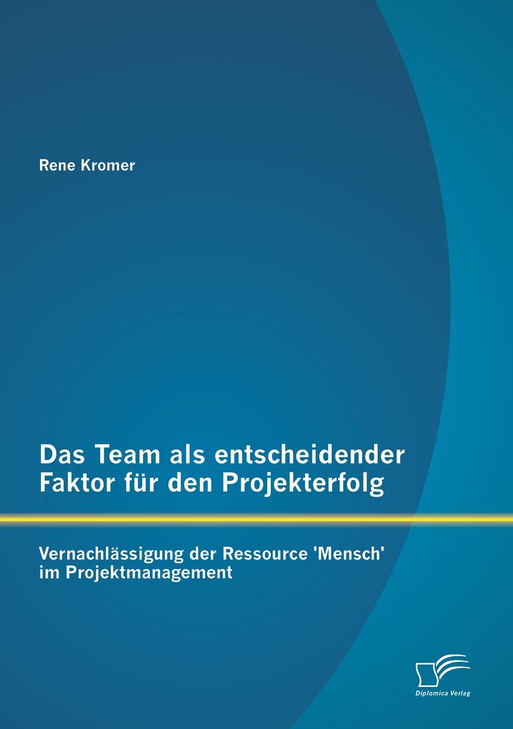 Das Team als entscheidender Faktor für den Projekterfolg: Vernachlässigung der Ressource 'Mensch' im Projektmanagement