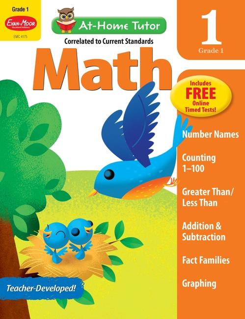 At-Home Tutor: Math Grade 1 Workbook