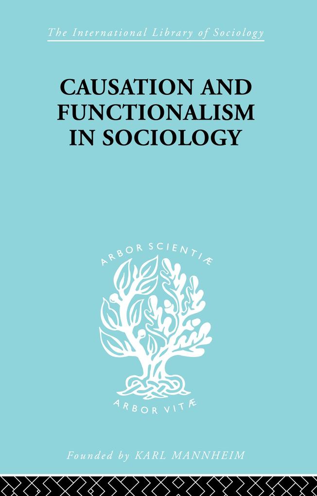 Causation and Functionalism in Sociology