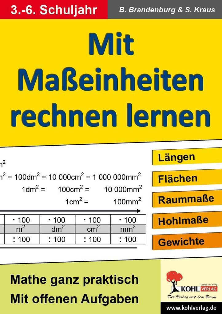 Mit Maßeinheiten rechnen lernen - Band 1