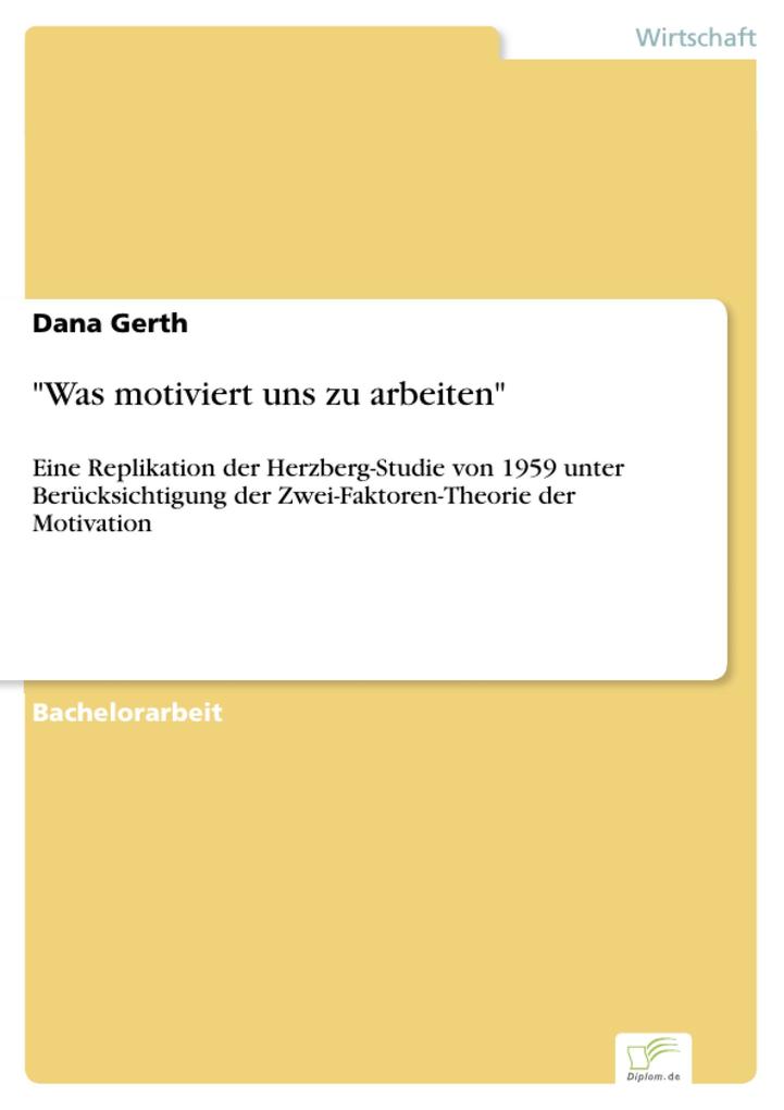 Was motiviert uns zu arbeiten als eBook Download von Dana Gerth - Dana Gerth