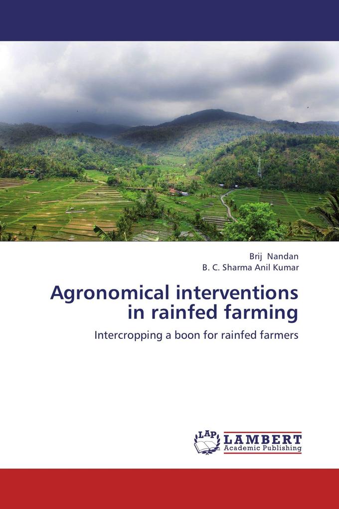 Agronomical interventions in rainfed farming