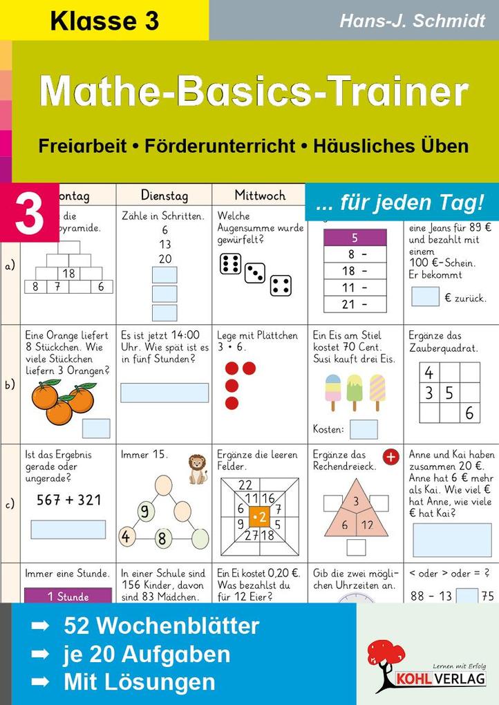 Mathe-Basics-Trainer 3. Schuljahr