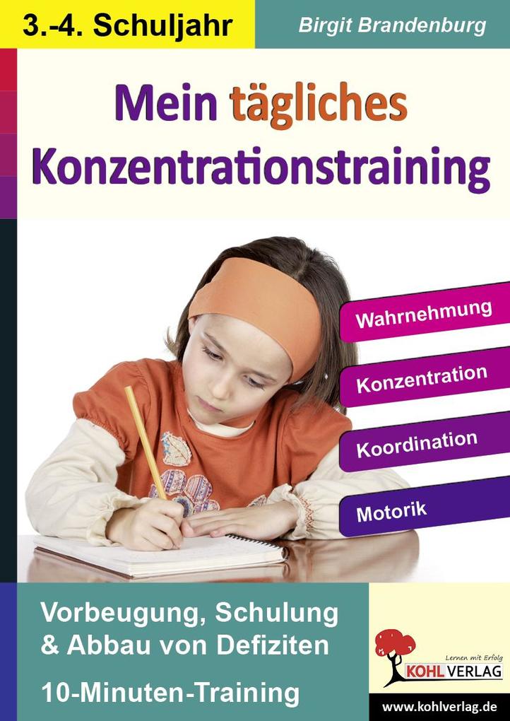 Kohls Konzentrationstraining 3./4. Schuljahr
