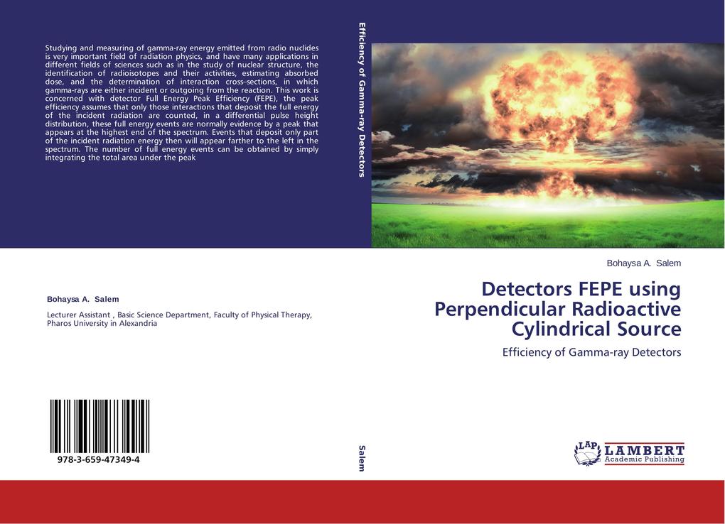 Detectors FEPE using Perpendicular Radioactive Cylindrical Source