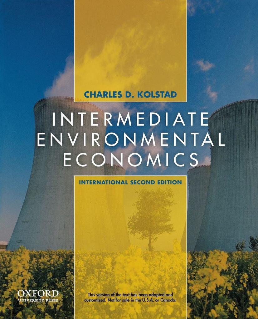 Intermediate Environmental Economics XE 2E P