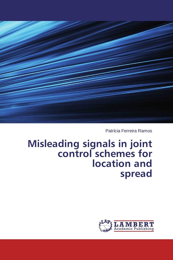 Misleading signals in joint control schemes for location and spread