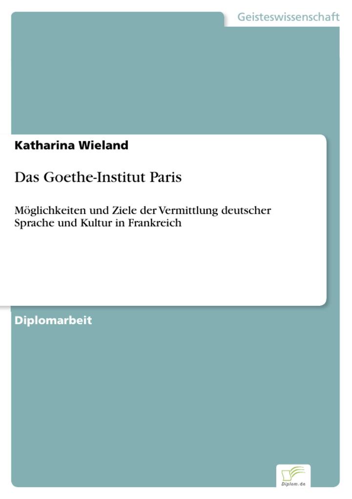 Das Goethe-Institut Paris